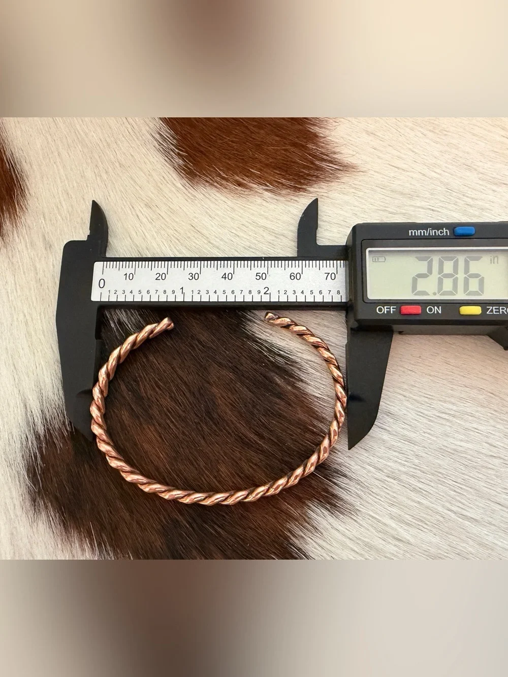 ❤️ UNISEX Native American Artisan Copper Braided Cuff ADJ 15.9 Grams New Mexico